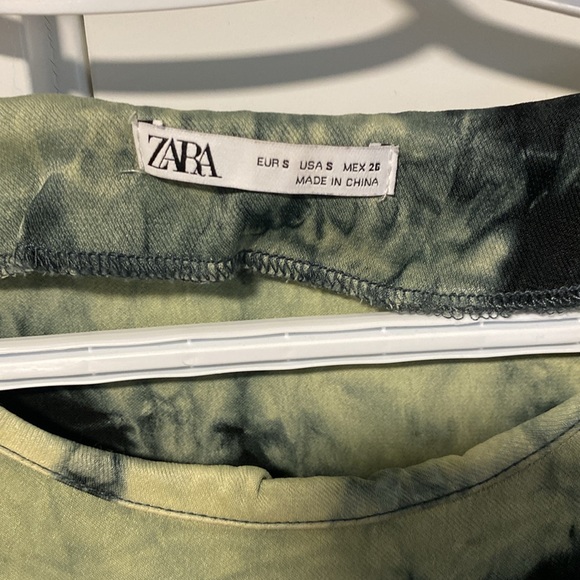 ⚫️ Zara ⚫️ tie dye satin dress - size small - Picture 2 of 2